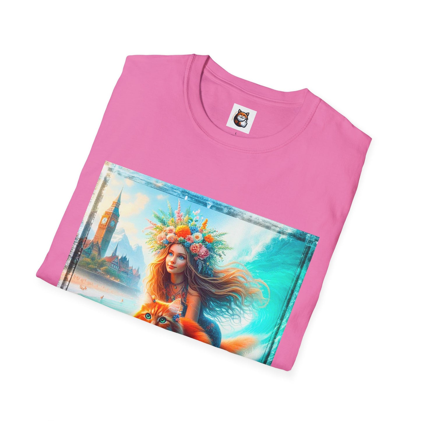 Norwegian Forest Cat Unisex Softstyle T-Shirt
