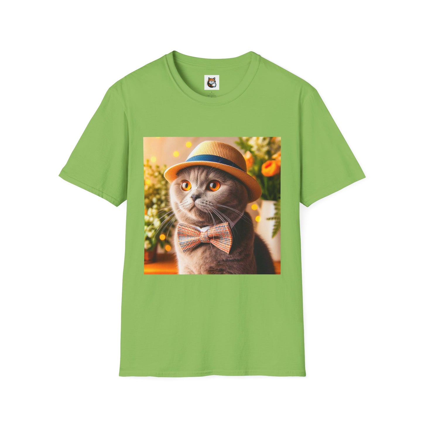Scottish Fold Cat top hat T-Shirt