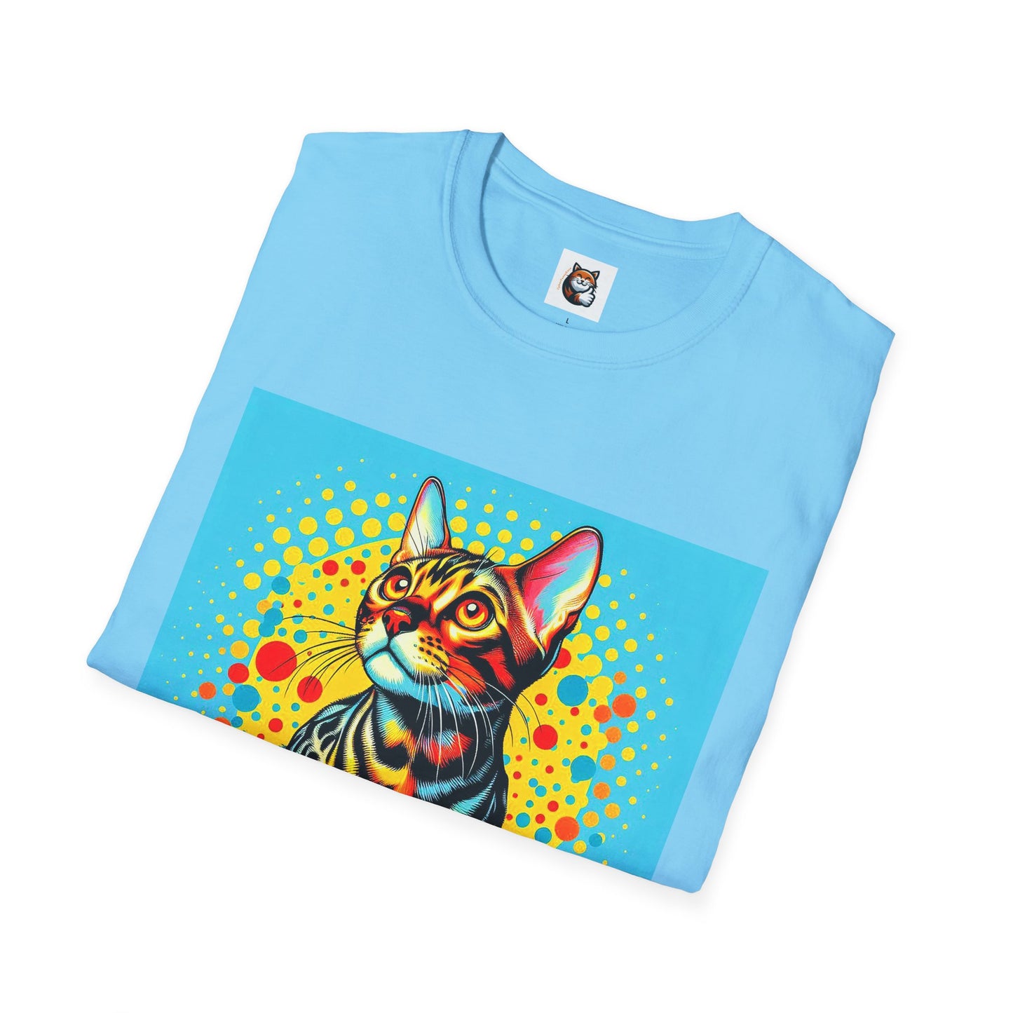 Bengal Unisex spots anf stripes  colors Softstyle T-Shirt