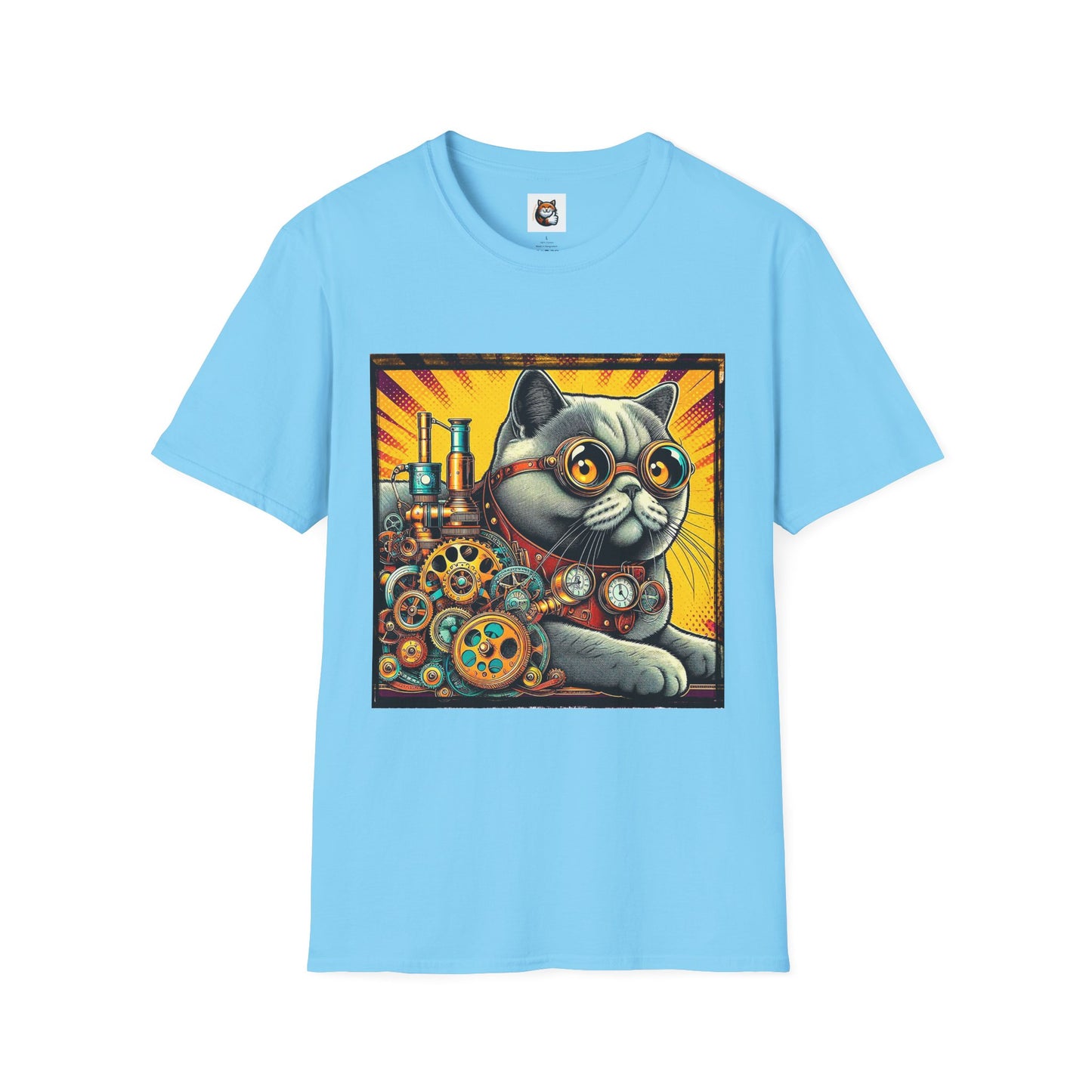 British Shorthair steam punk Softstyle T-Shirt