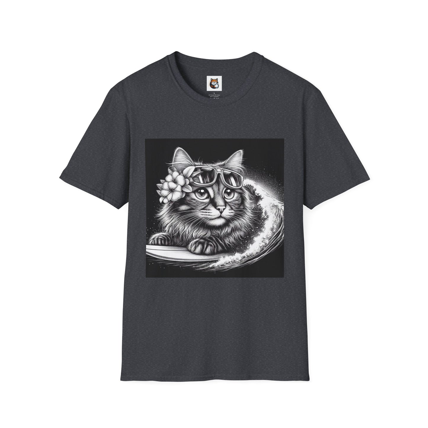 Domestic Cat black and white  T-Shirt
