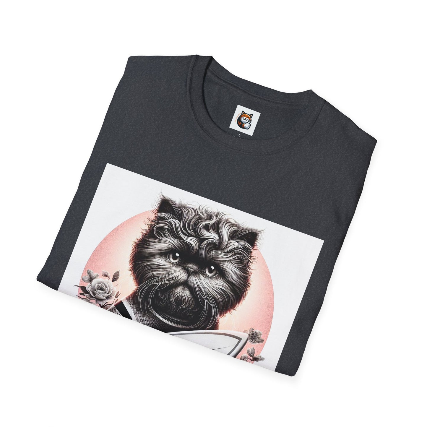Selkirk Rex Cat T-Shirt fluffy surfer girl