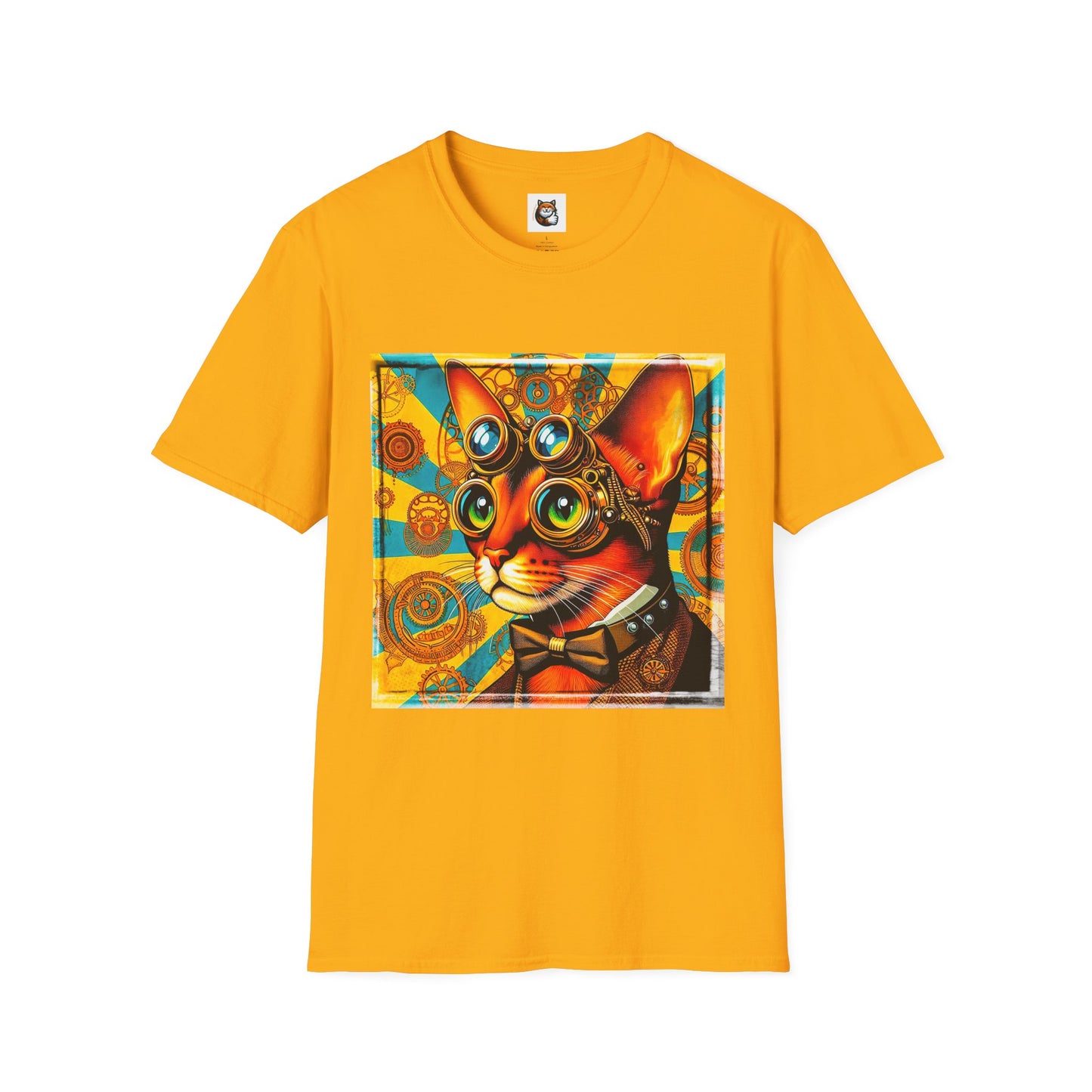 Abyssinian Unisex  steam punk Softstyle T-Shirt