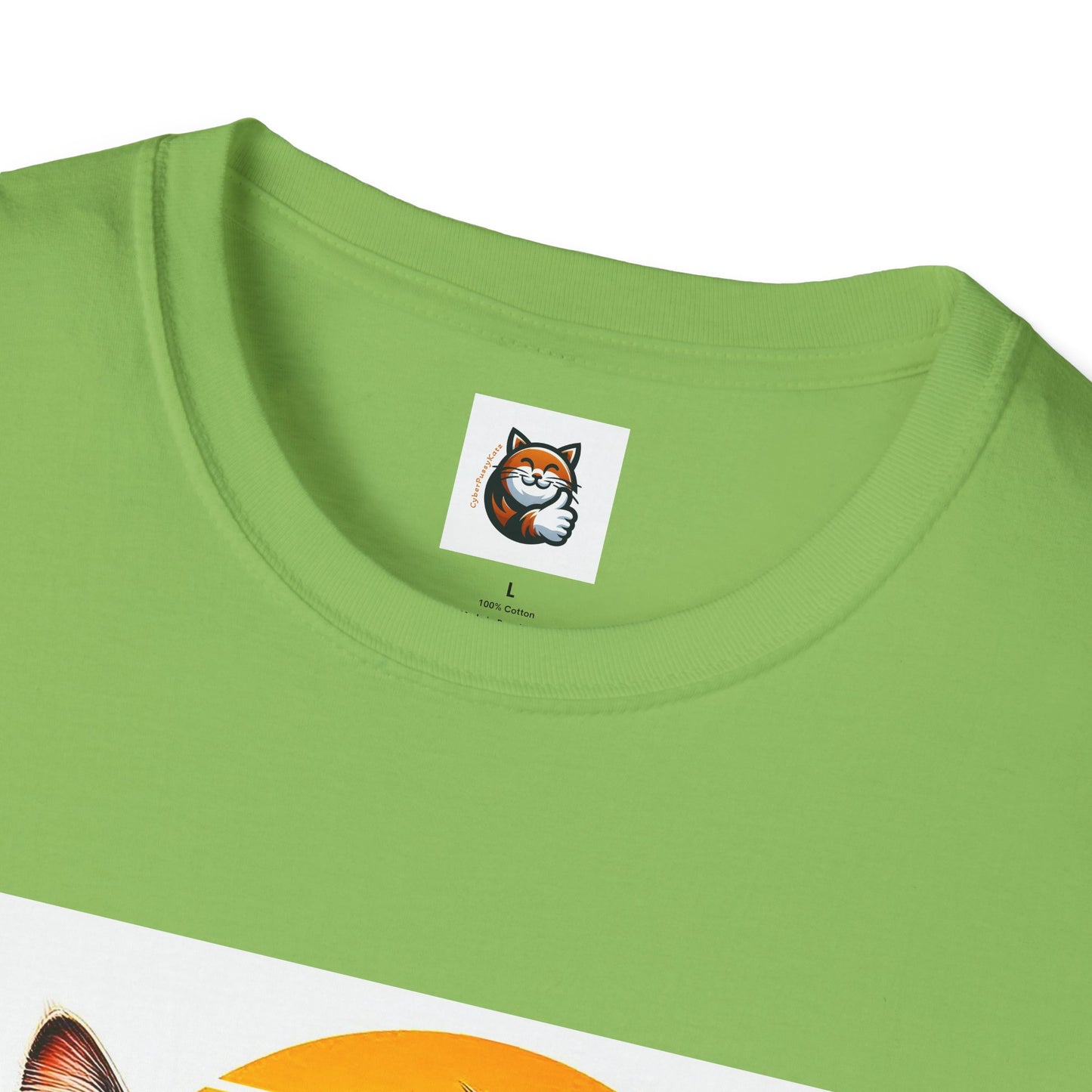 British Shorthair surfing Softstyle T-Shirt