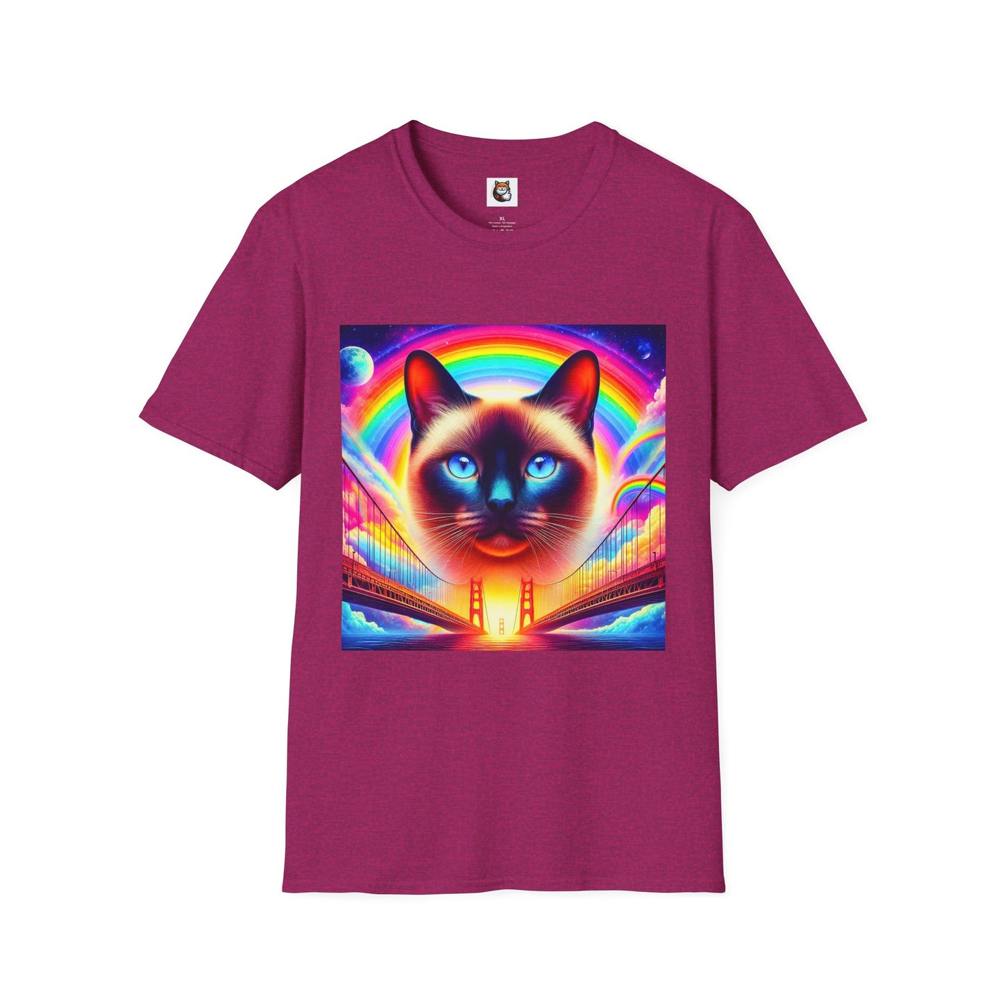 Siamese Cat floating kitty shirt
