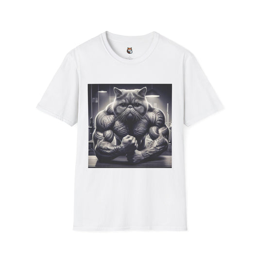 Exotic Shorthair Cat Unisex Softstyle T-Shirt