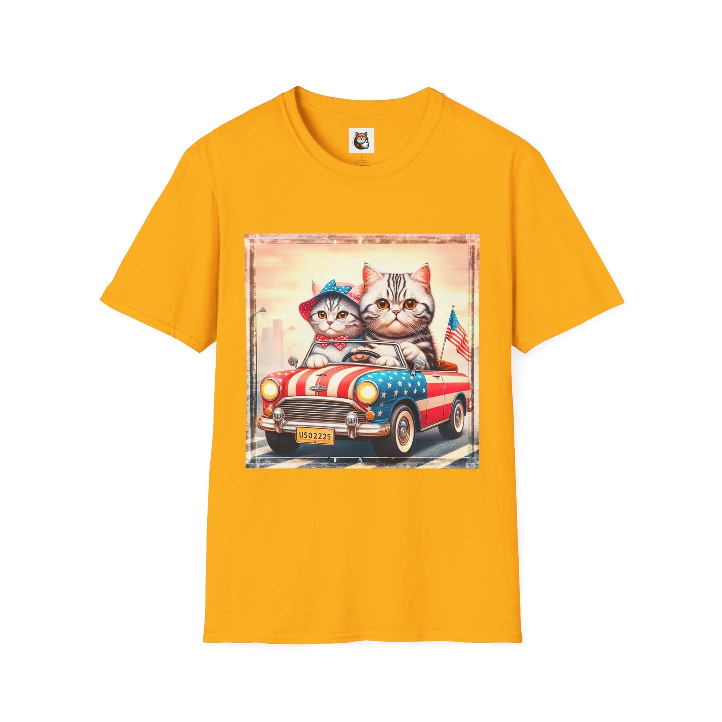 Wacky American Shorthair Unisex Softstyle T-Shirt