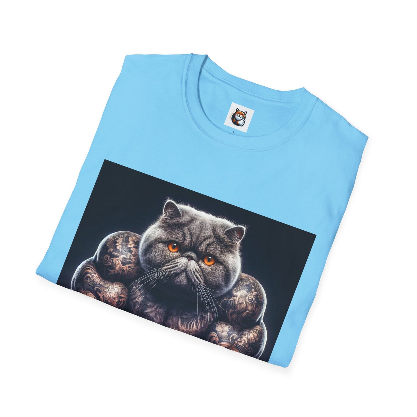 Exotic Shorthair Cat Unisex Softstyle T-Shirt