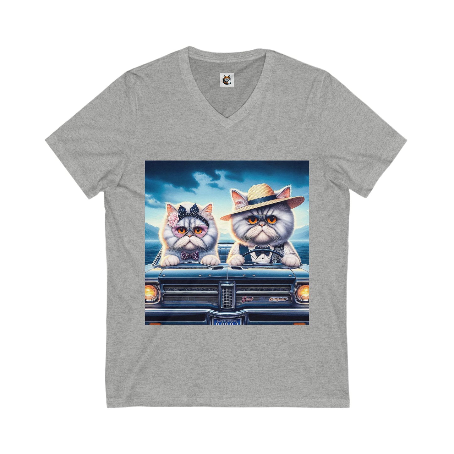 - Selkirk Rex V-Neck old fashioned couple