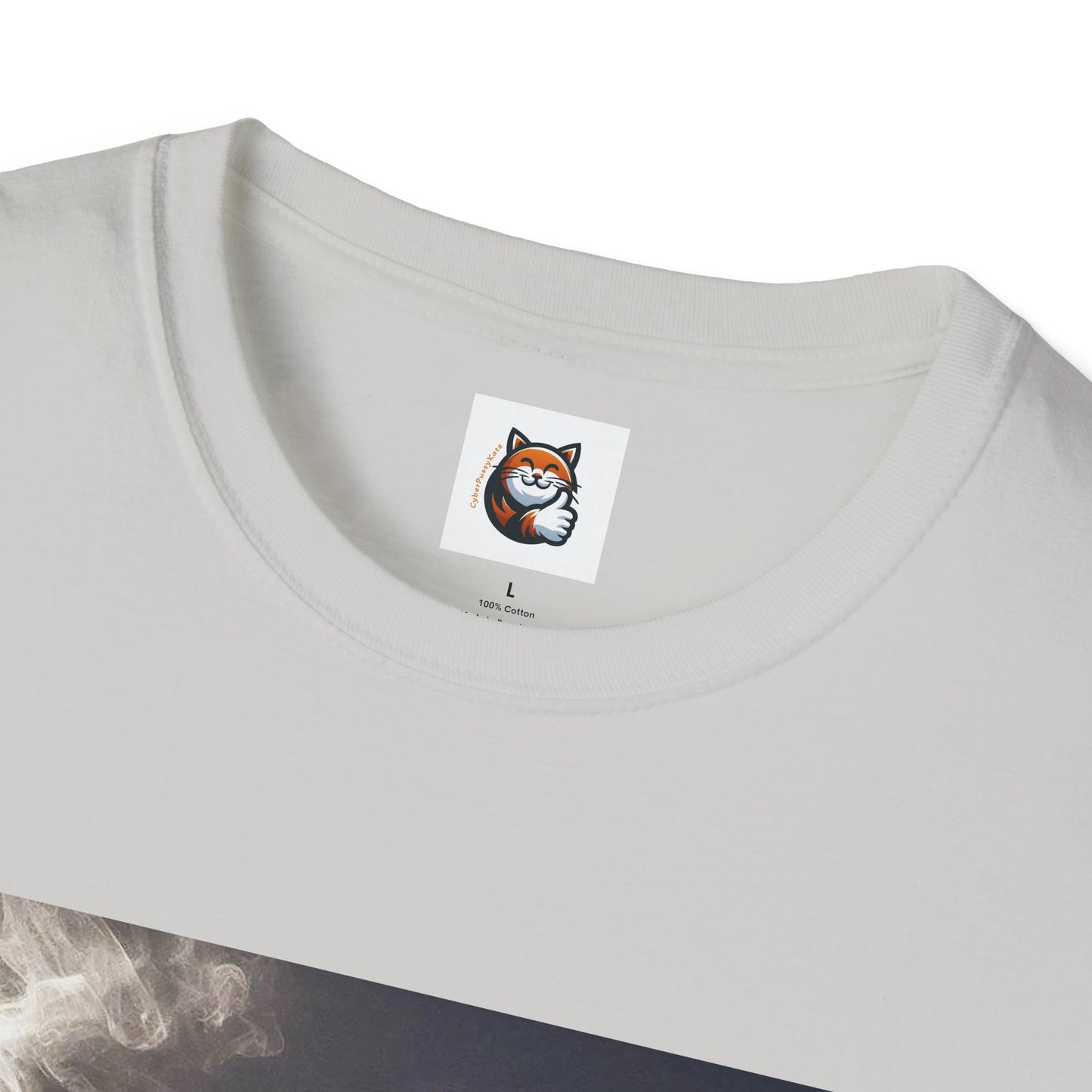 Russian Blue Cat Unisex Softstyle T-Shirt
