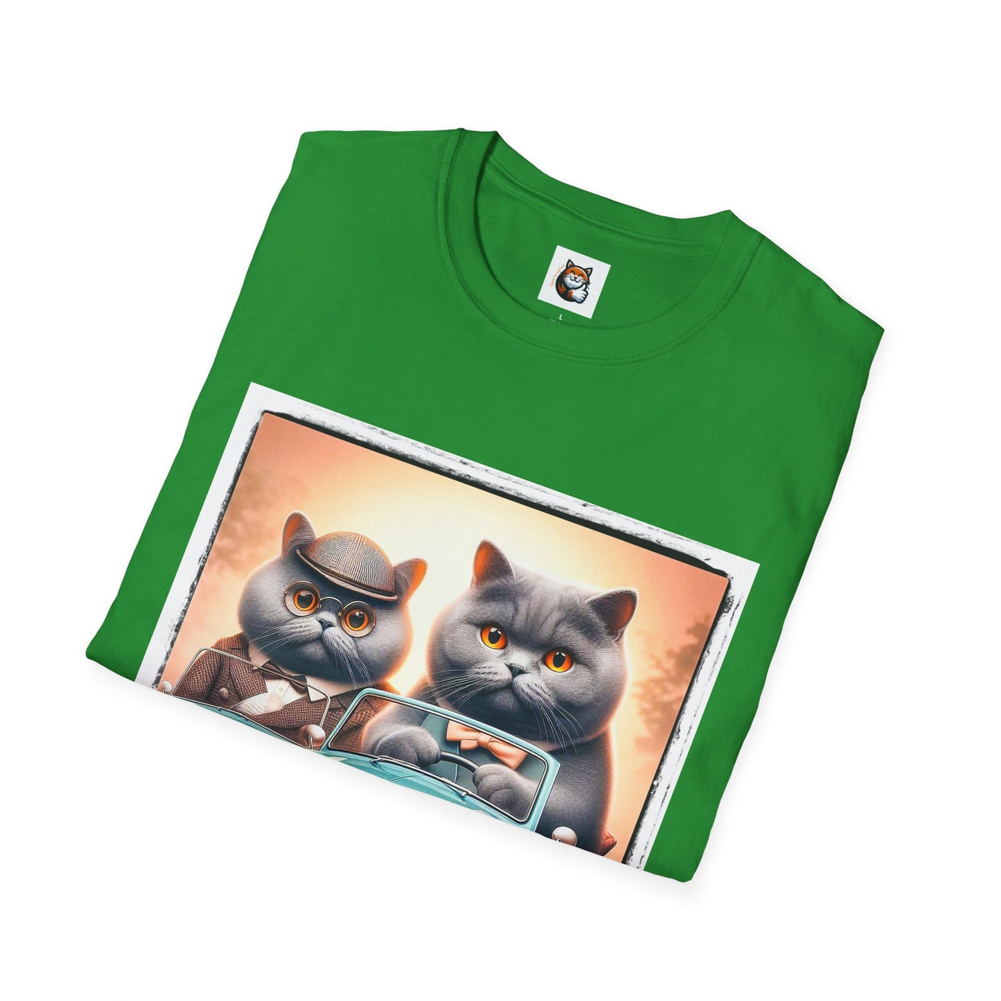 Wacky British Shorthair Unisex Softstyle T-Shirt