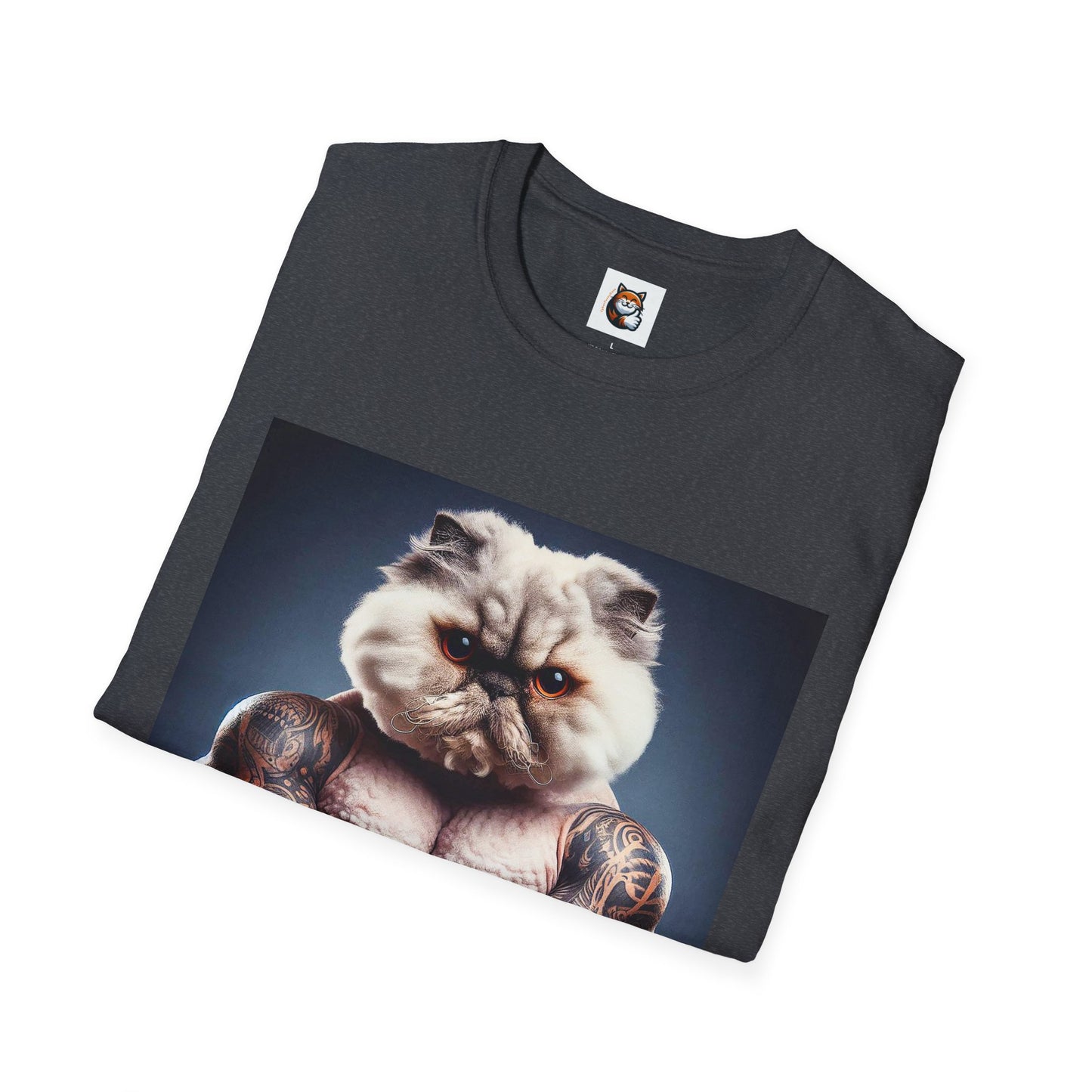 Selkirk Rex Cat T-Shirt - gym day
