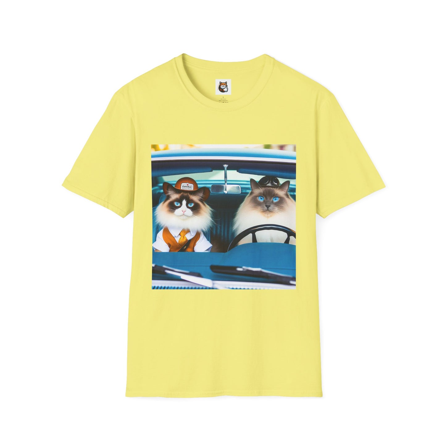 Wacky Ragdoll fun couple driving T-Shirt