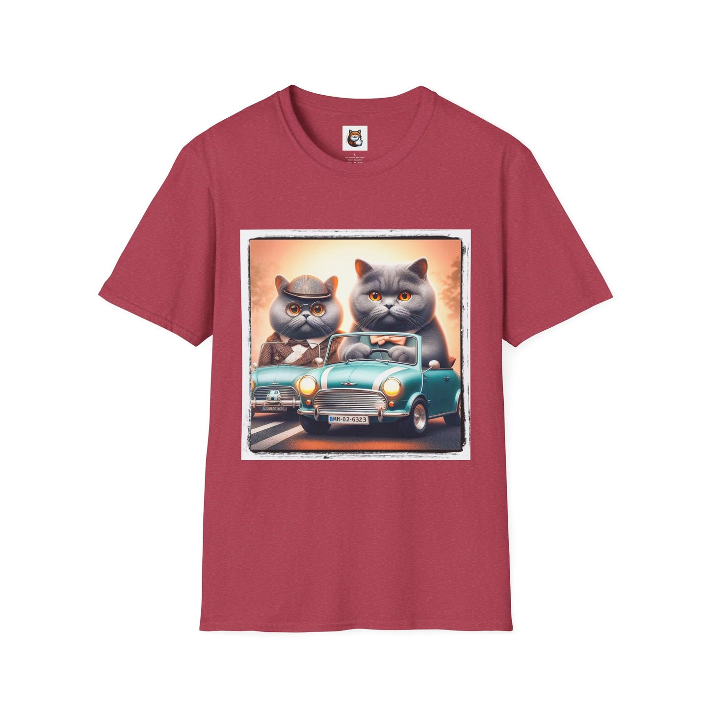 Wacky British Shorthair Unisex Softstyle T-Shirt