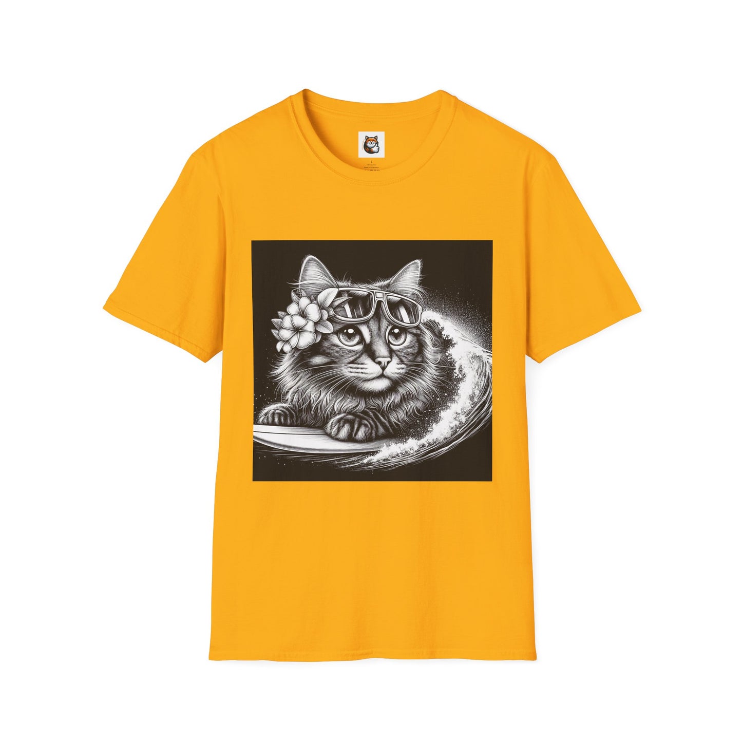 Domestic Cat black and white  T-Shirt