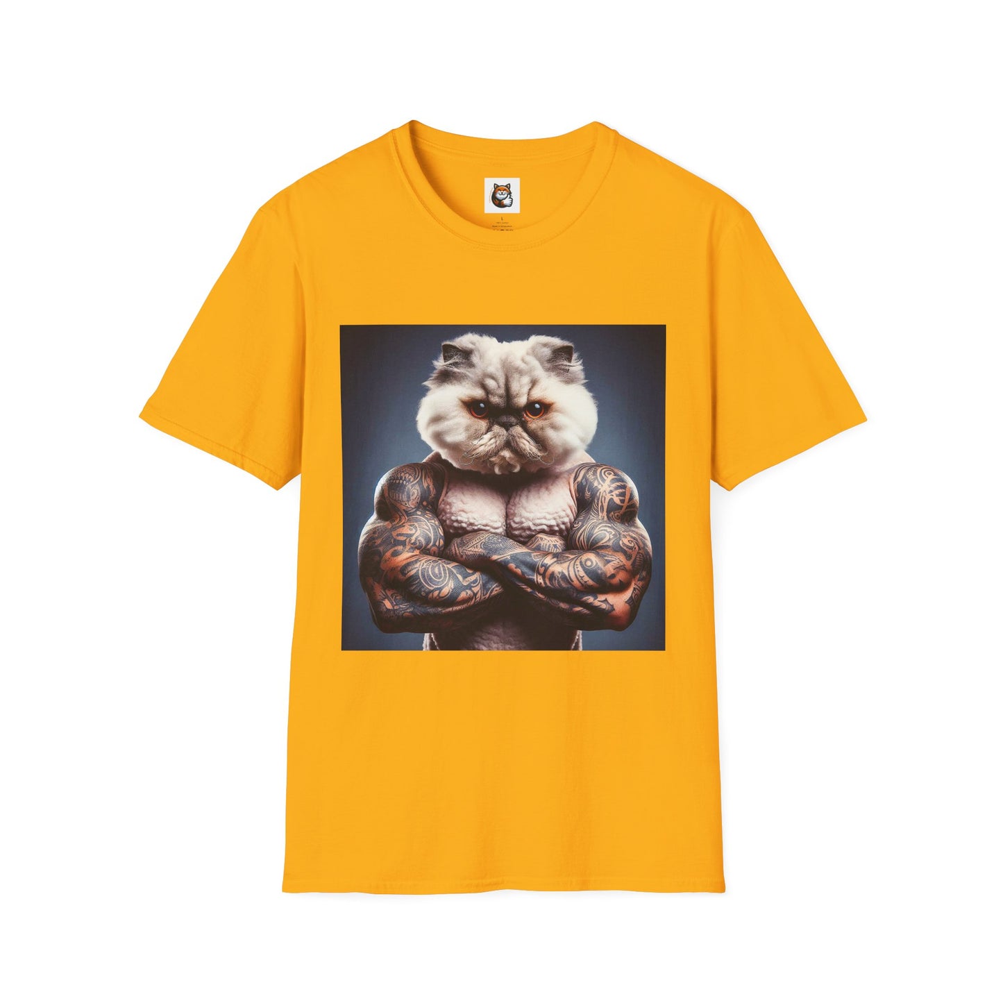 Selkirk Rex Cat T-Shirt - gym day