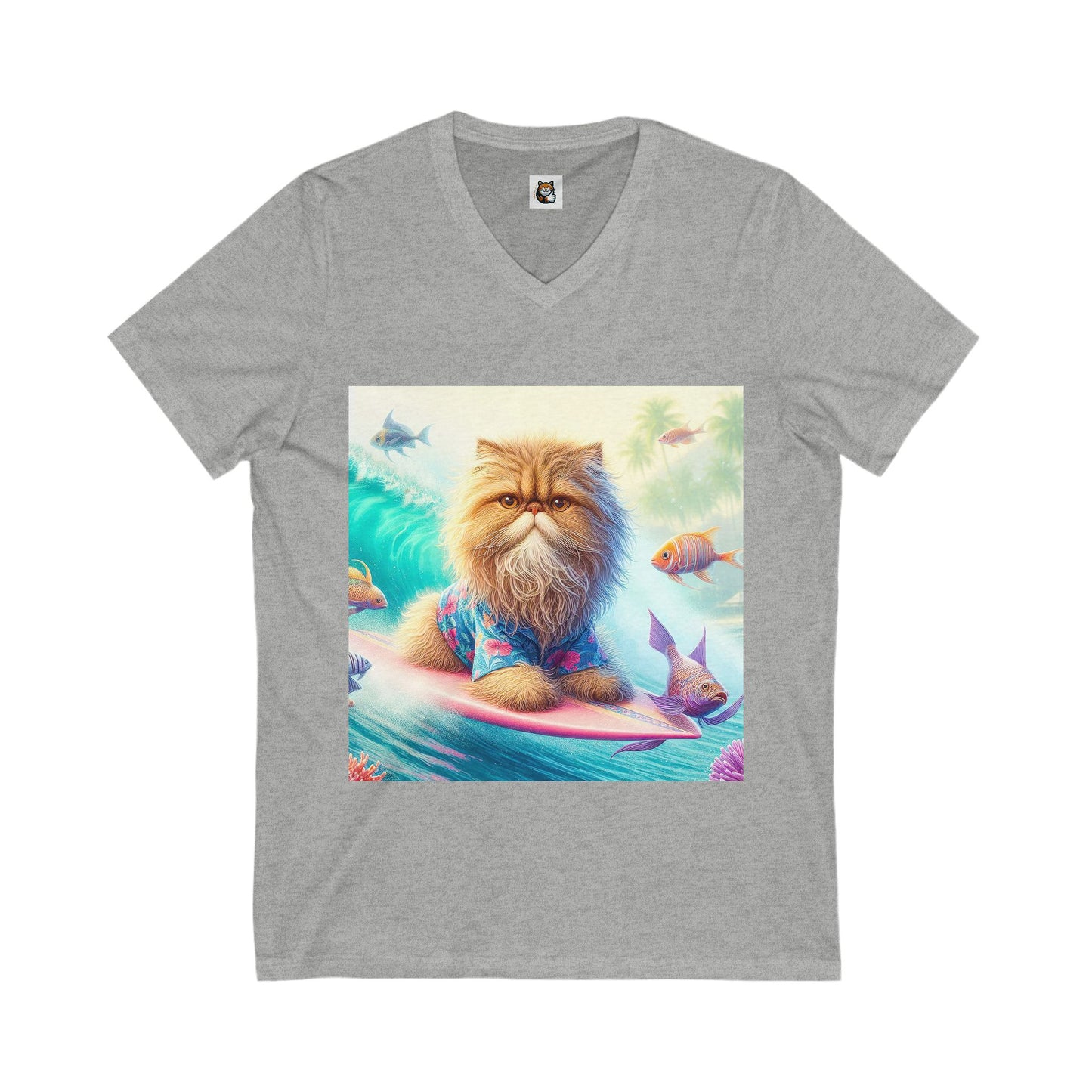 Selkirk Rex V-Neck angry surfer