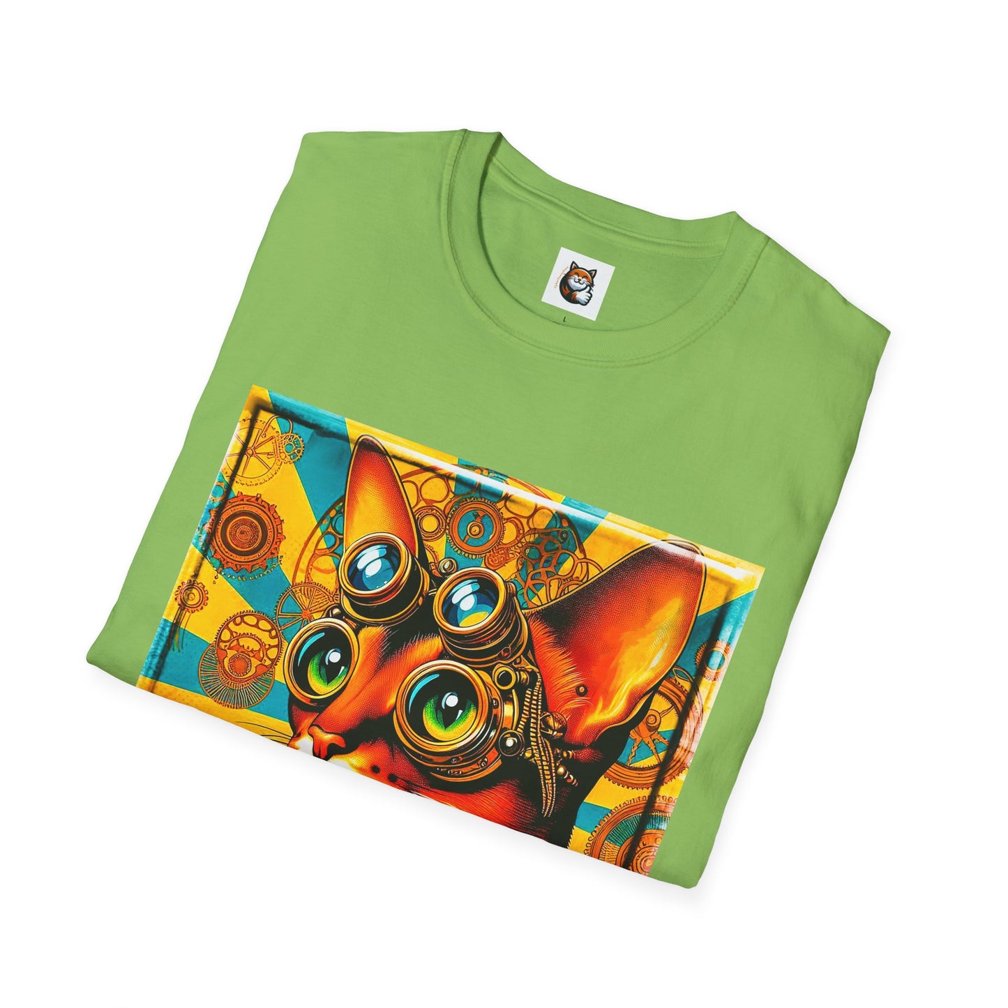 Abyssinian Unisex  steam punk Softstyle T-Shirt