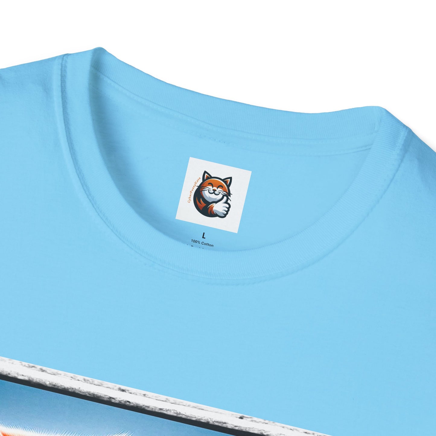 Wacky Exotic Shorthair Cat Unisex Softstyle T-Shirt