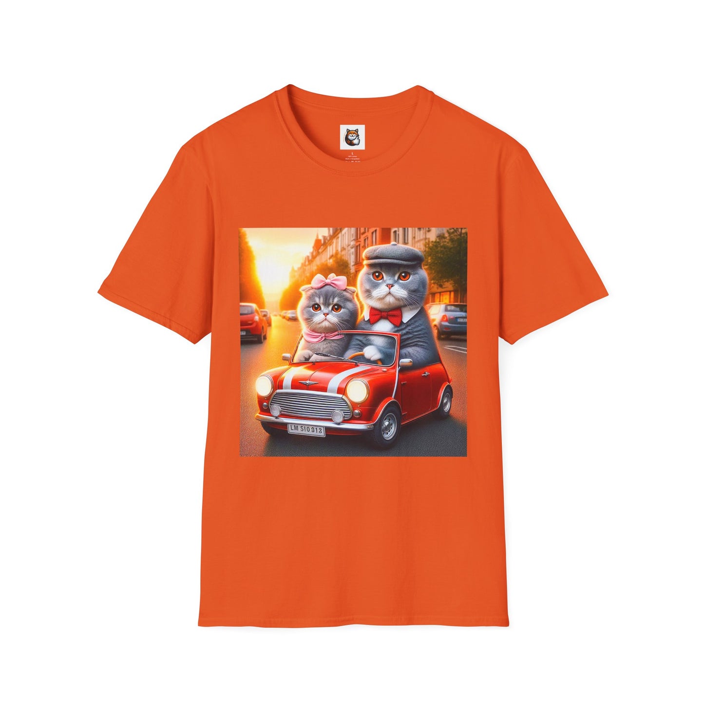 Scottish Fold tiny car  T-Shirt