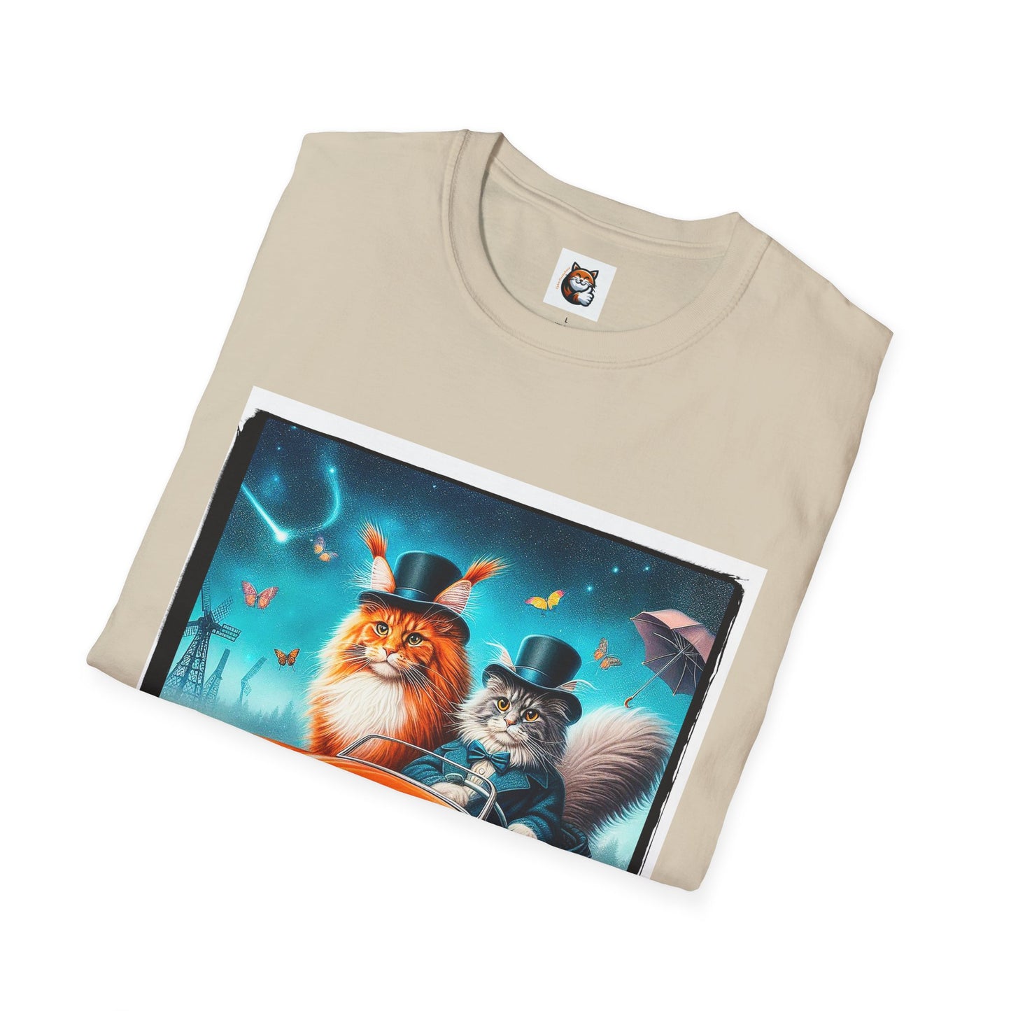 Wacky Maine Coon Unisex Softstyle T-Shirt