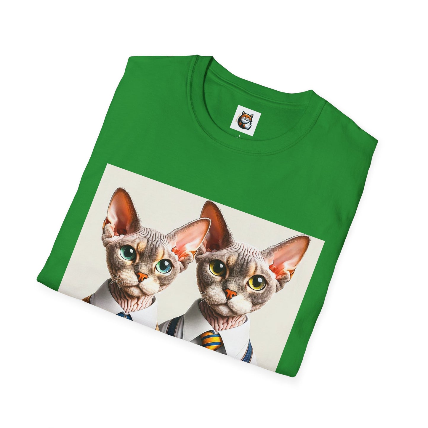 Devon Rex Cat suits Softstyle T-Shirt