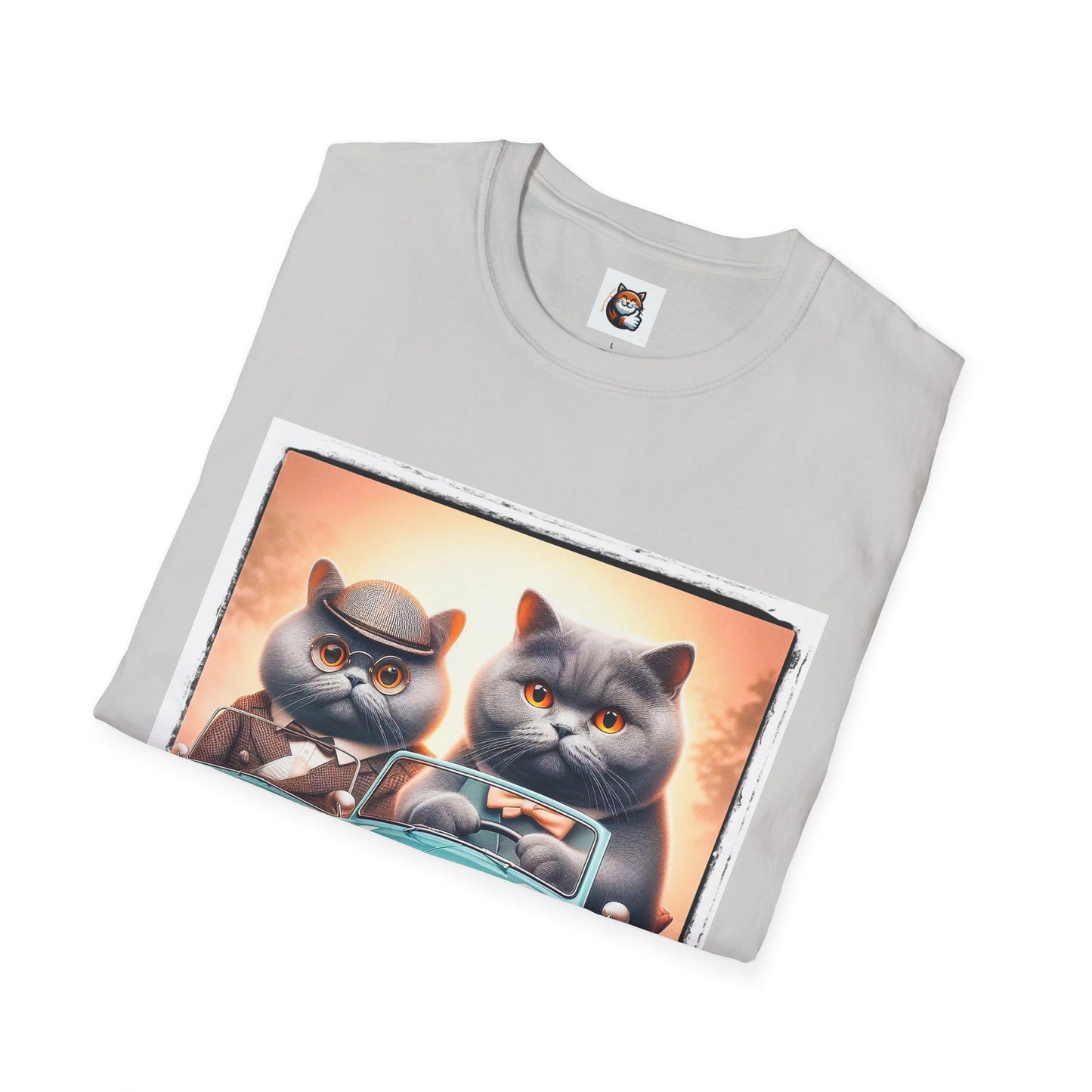 Wacky British Shorthair Unisex Softstyle T-Shirt