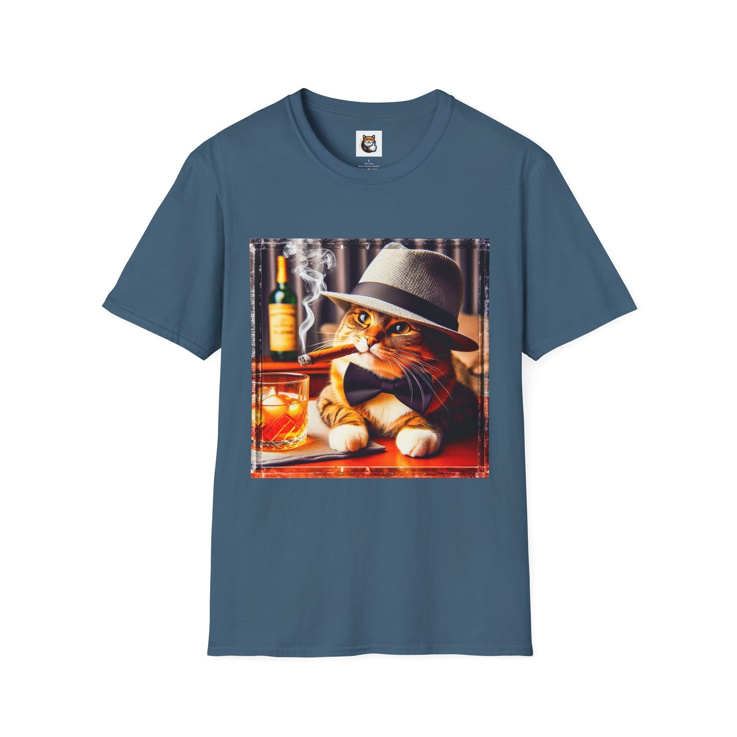 Domestic Cat Unisex Softstyle T-Shirt