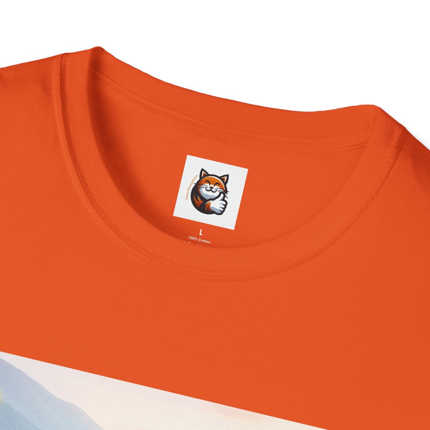 Wacky Norwegian Forest Cat Unisex Softstyle T-Shirt