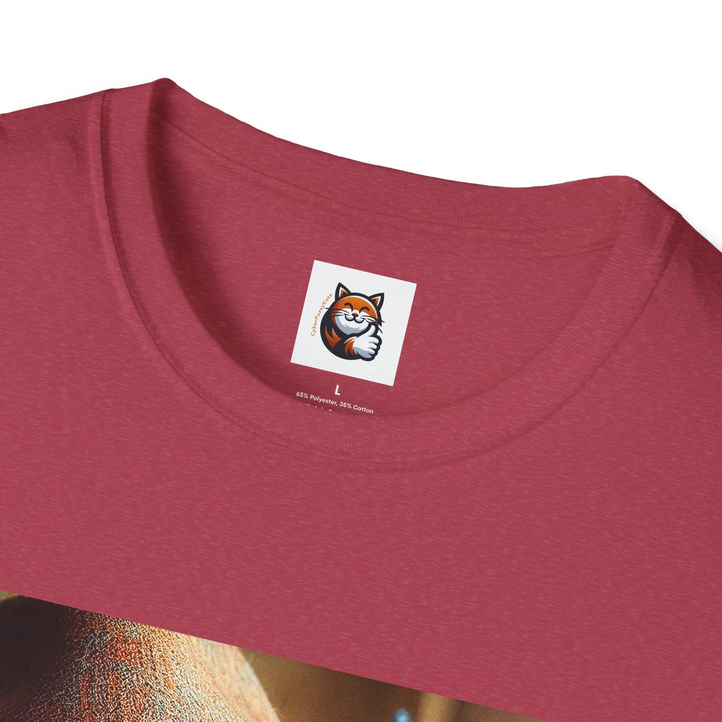 Russian Blue Cat hat and bow tie T-Shirt