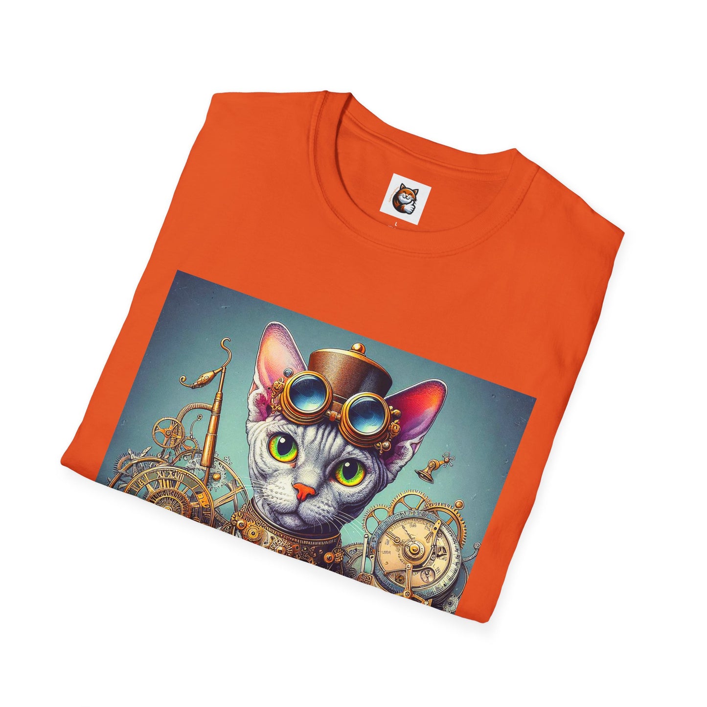 Devon Rex Cat Unisex Softstyle T-Shirt