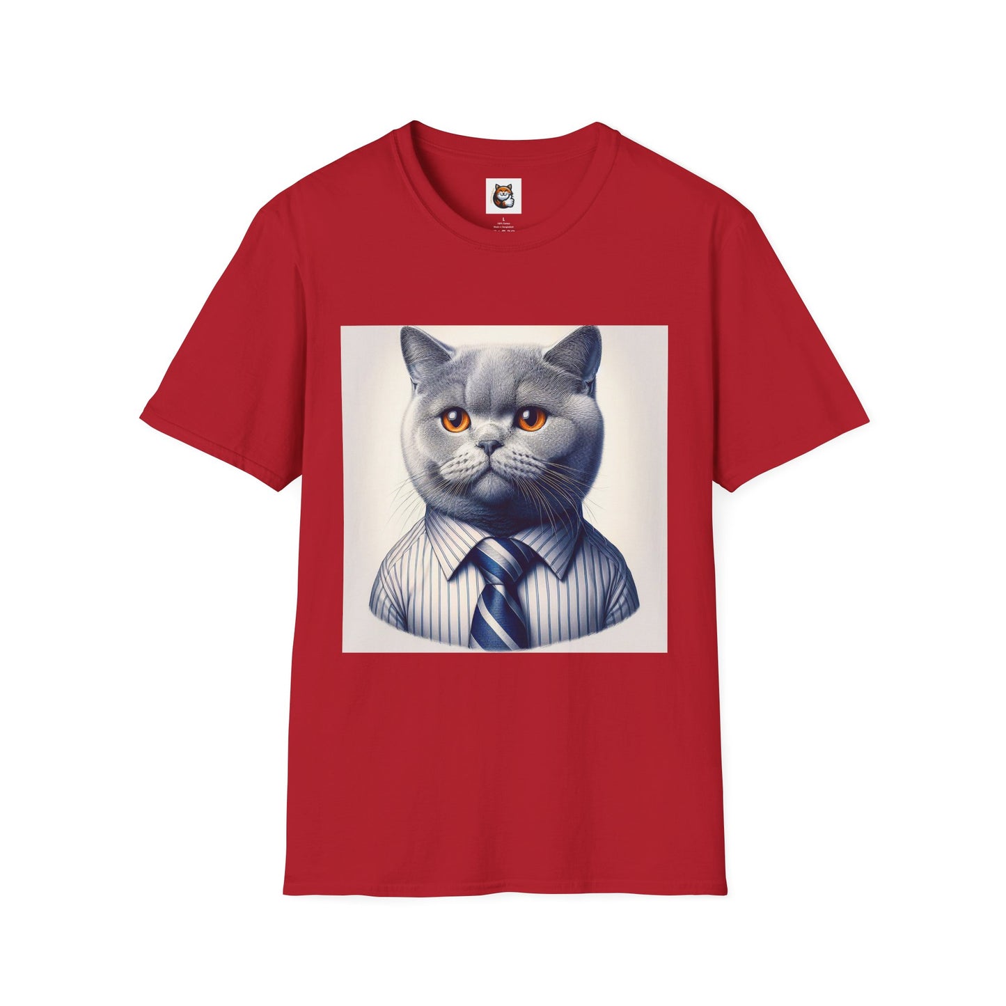 British Shorthair business professionals Softstyle T-Shirt