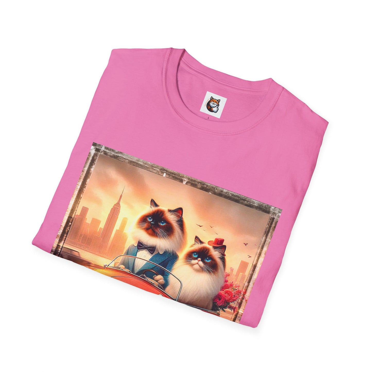 Wacky Birman tiny car Softstyle T-Shirt