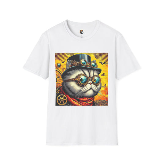 Selkirk Rex Cat T-Shirt top hat cutie