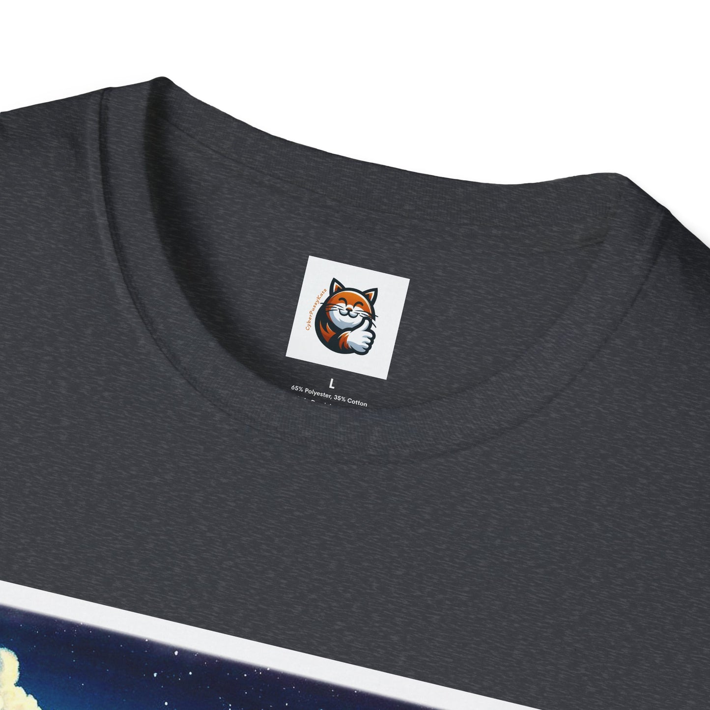 Wacky Exotic Shorthair Cat Unisex Softstyle T-Shirt
