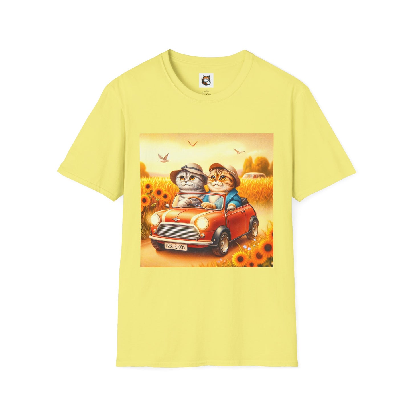 Scottish Fold pretty flowers shirt