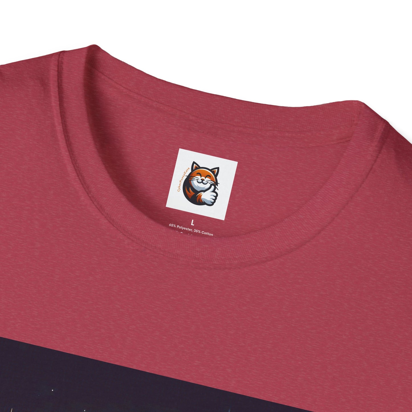 Wacky Domestic Cat Unisex Softstyle T-Shirt