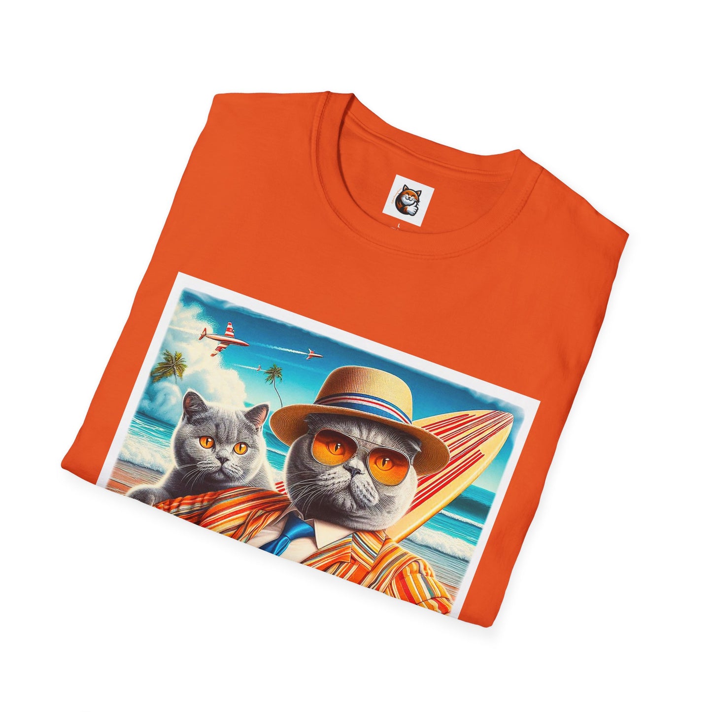 British Shorthair man in suit Softstyle T-Shirt