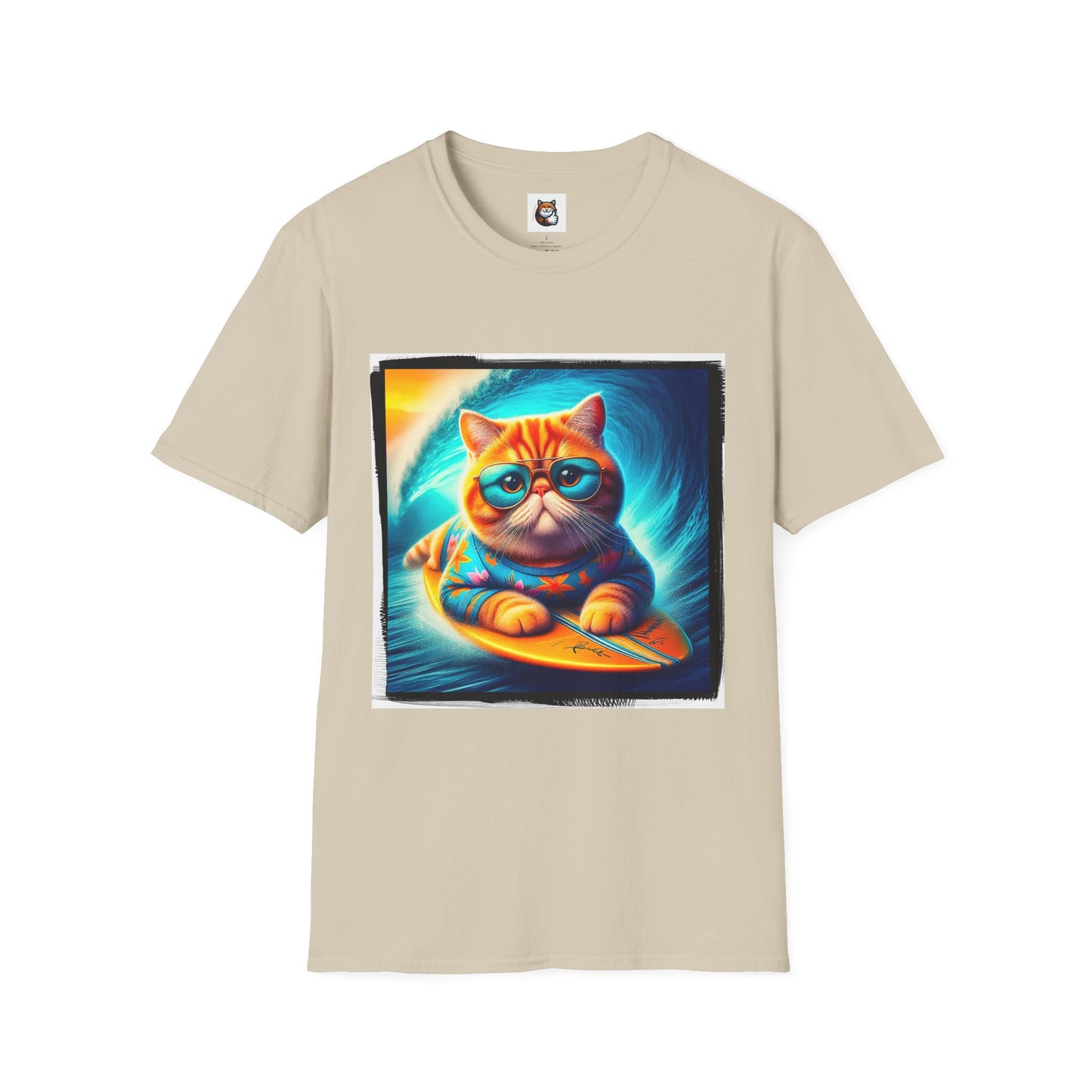 Exotic Shorthair Cat Unisex Softstyle T-Shirt