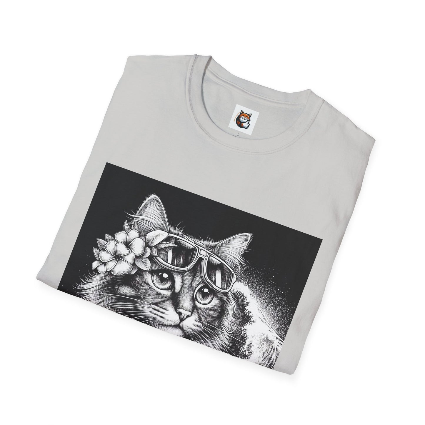 Domestic Cat black and white  T-Shirt