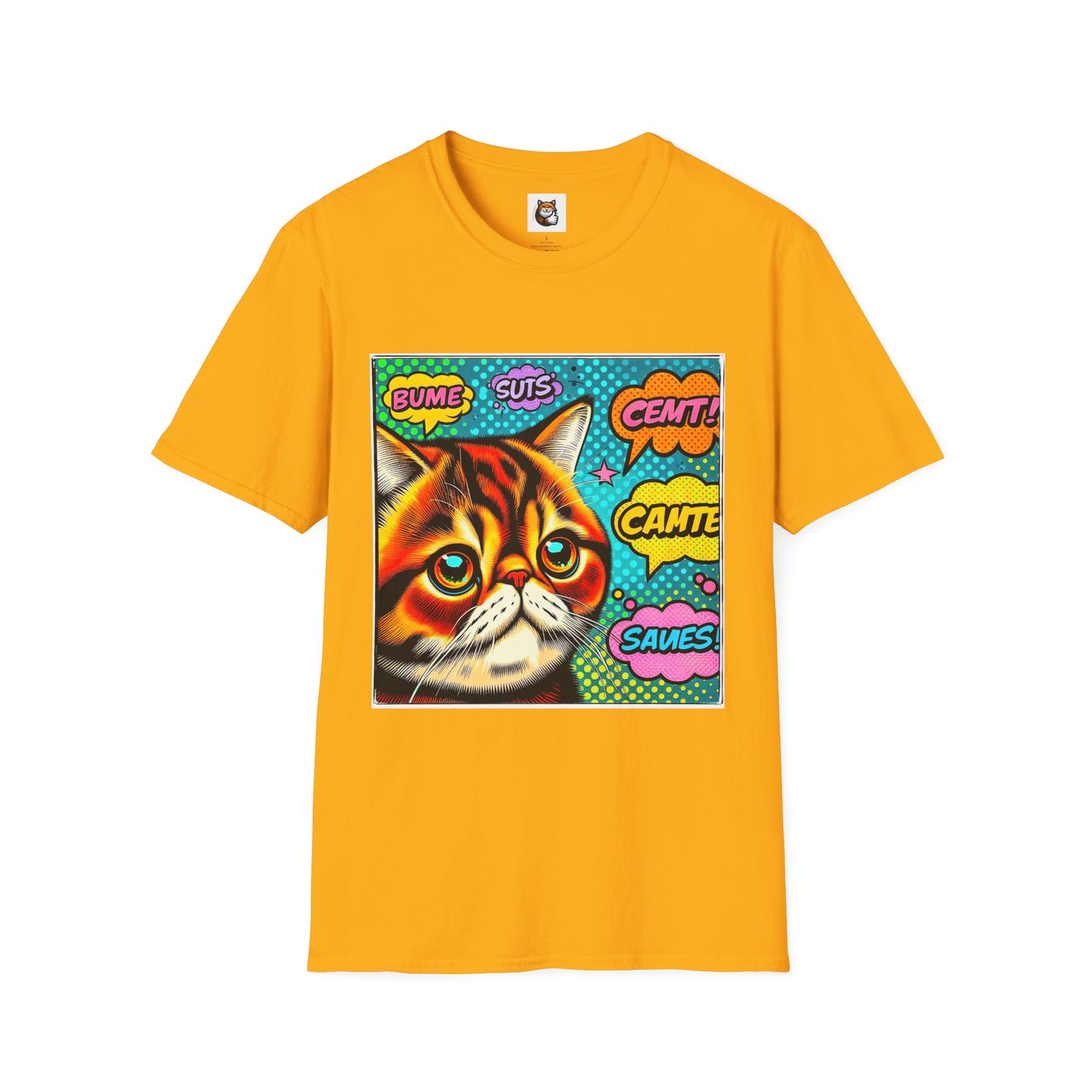 Exotic Shorthair Cat Unisex Softstyle T-Shirt