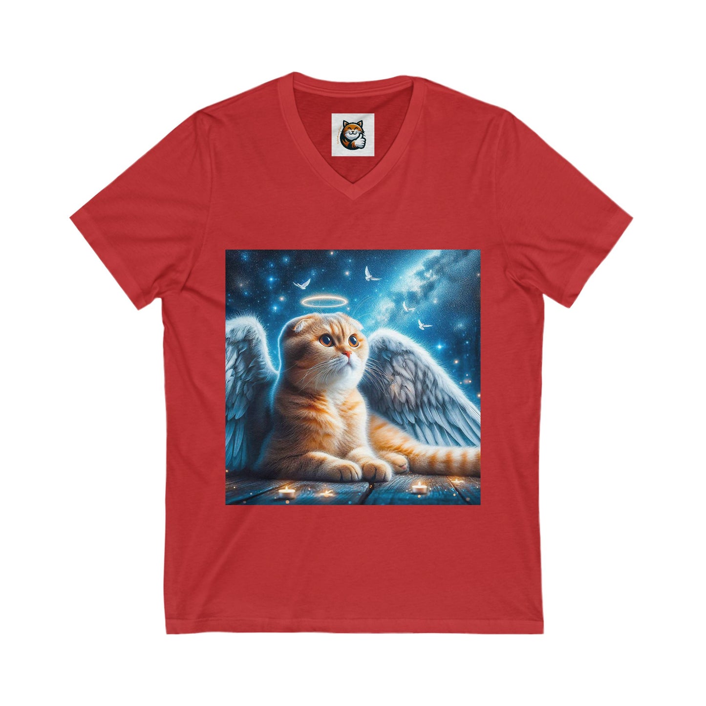 Scottish Fold Cat blue Angel shirt