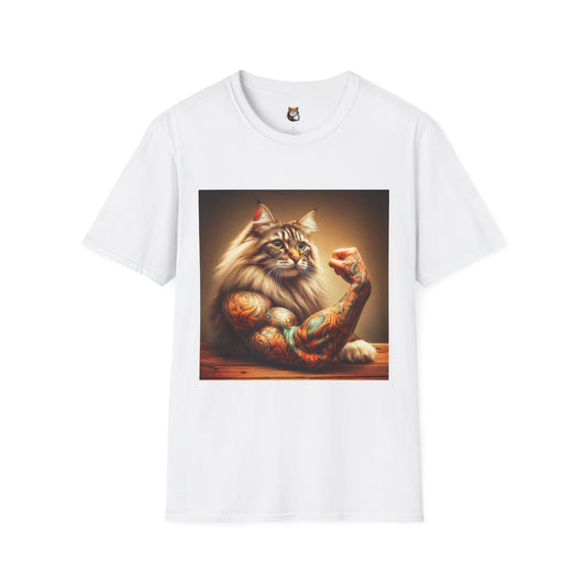 Norwegian Forest Cat Unisex Softstyle T-Shirt