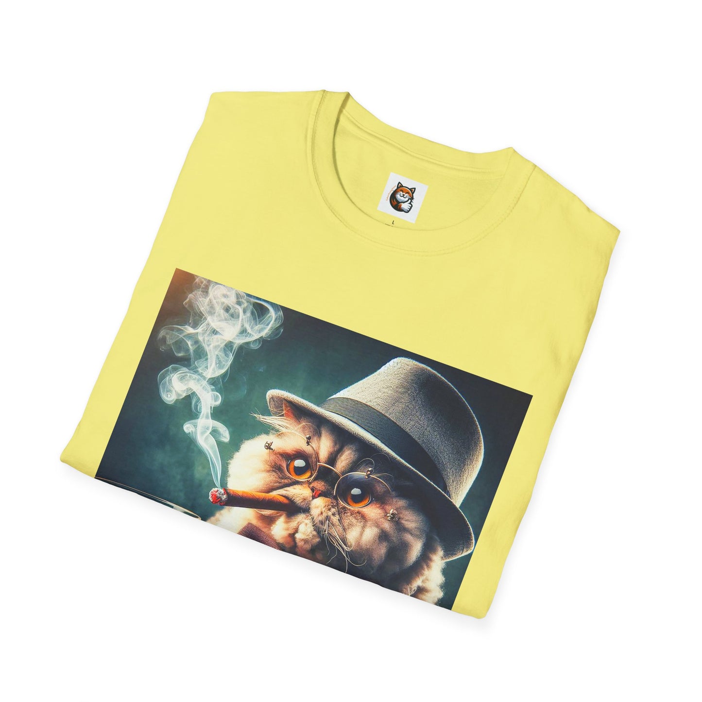 Selkirk Rex Cat T-Shirt cigars and whiskey