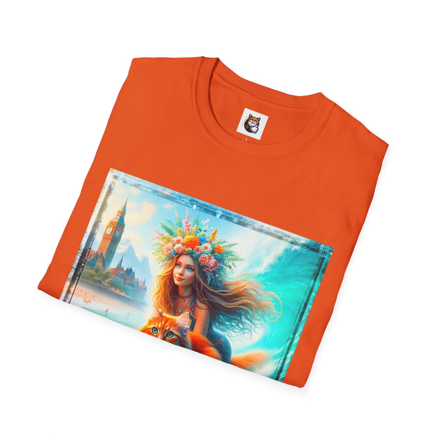 Norwegian Forest Cat Unisex Softstyle T-Shirt