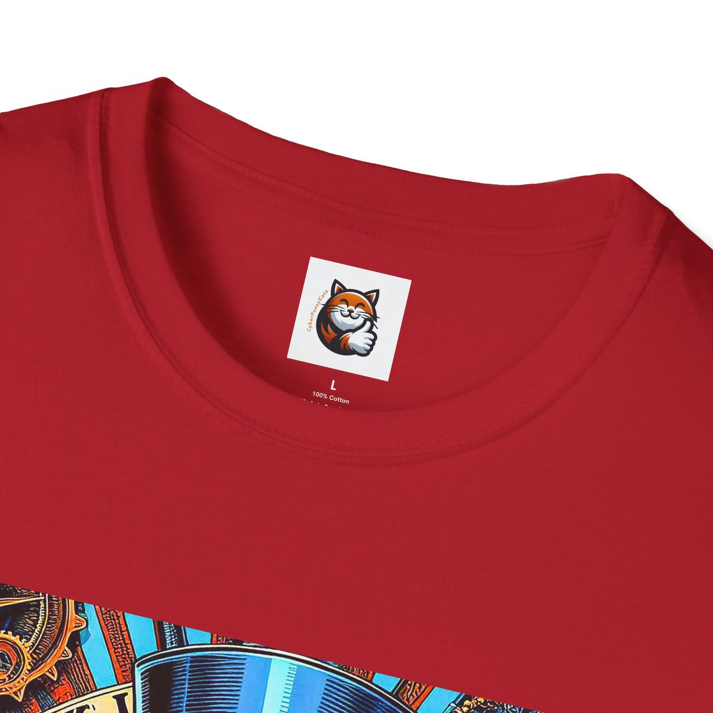 Russian Blue Cat Unisex Softstyle T-Shirt