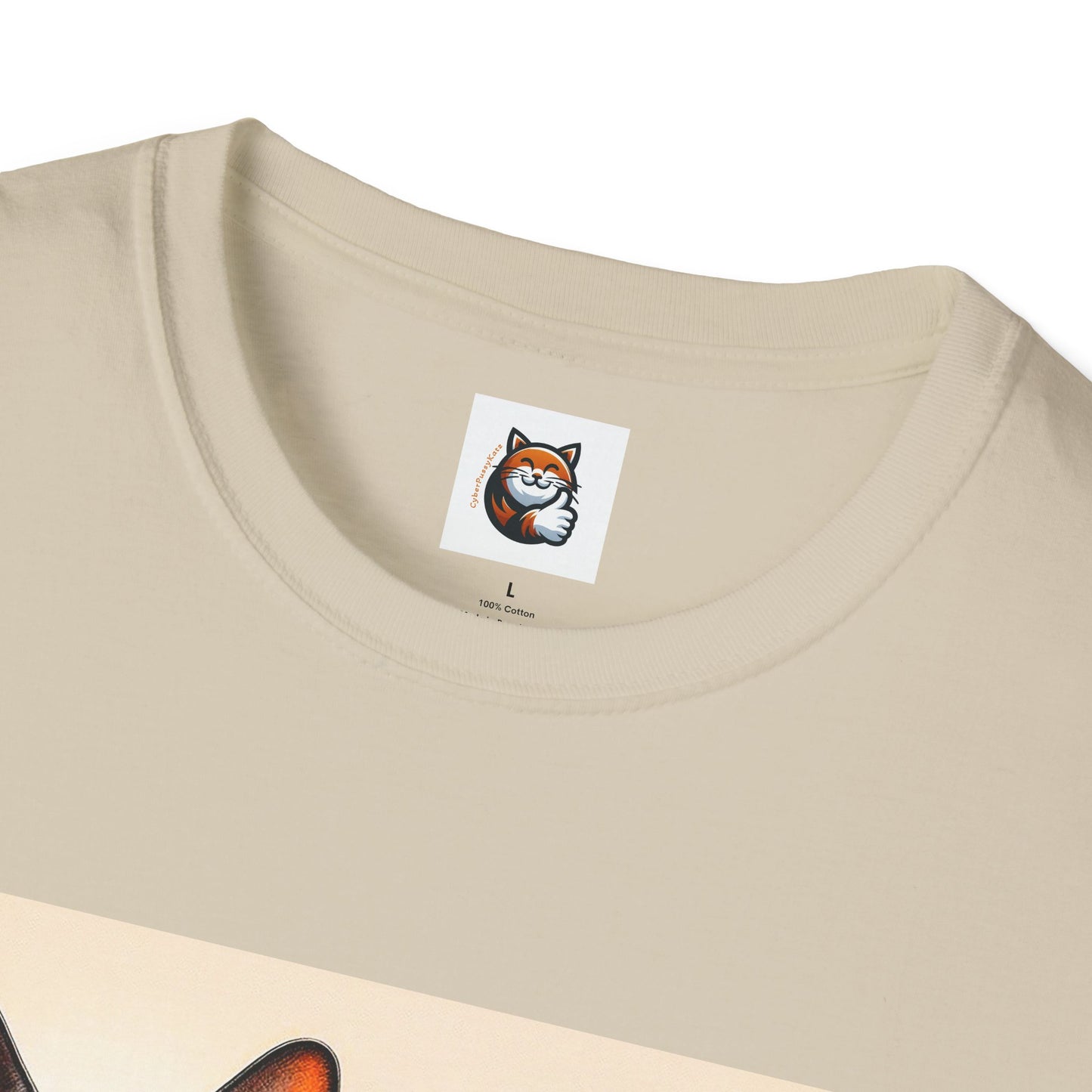 Wacky  Devon Rex Cool cats  Unisex Softstyle T-Shirt