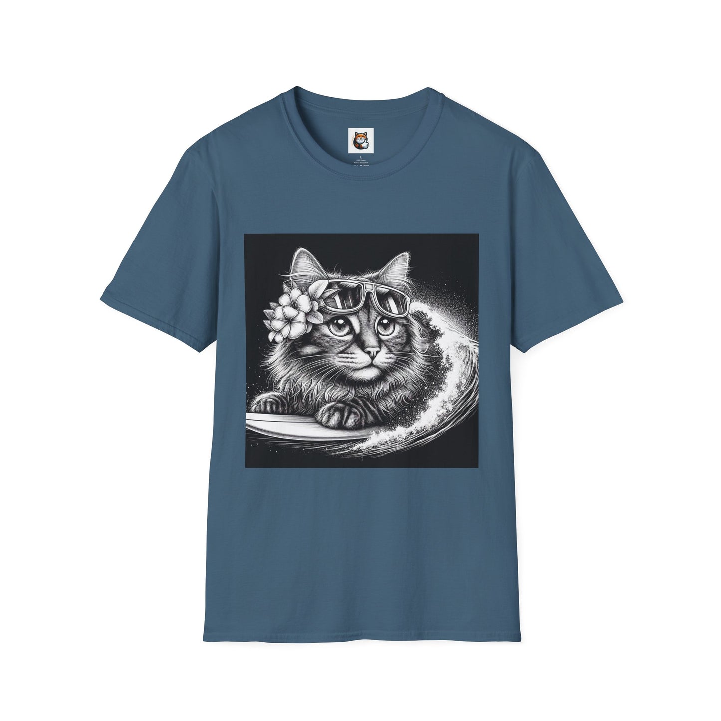 Domestic Cat black and white  T-Shirt