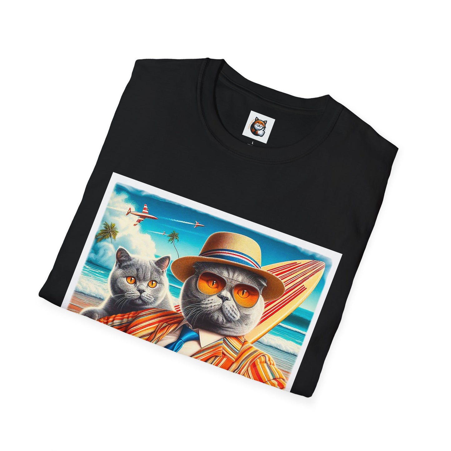 British Shorthair man in suit Softstyle T-Shirt