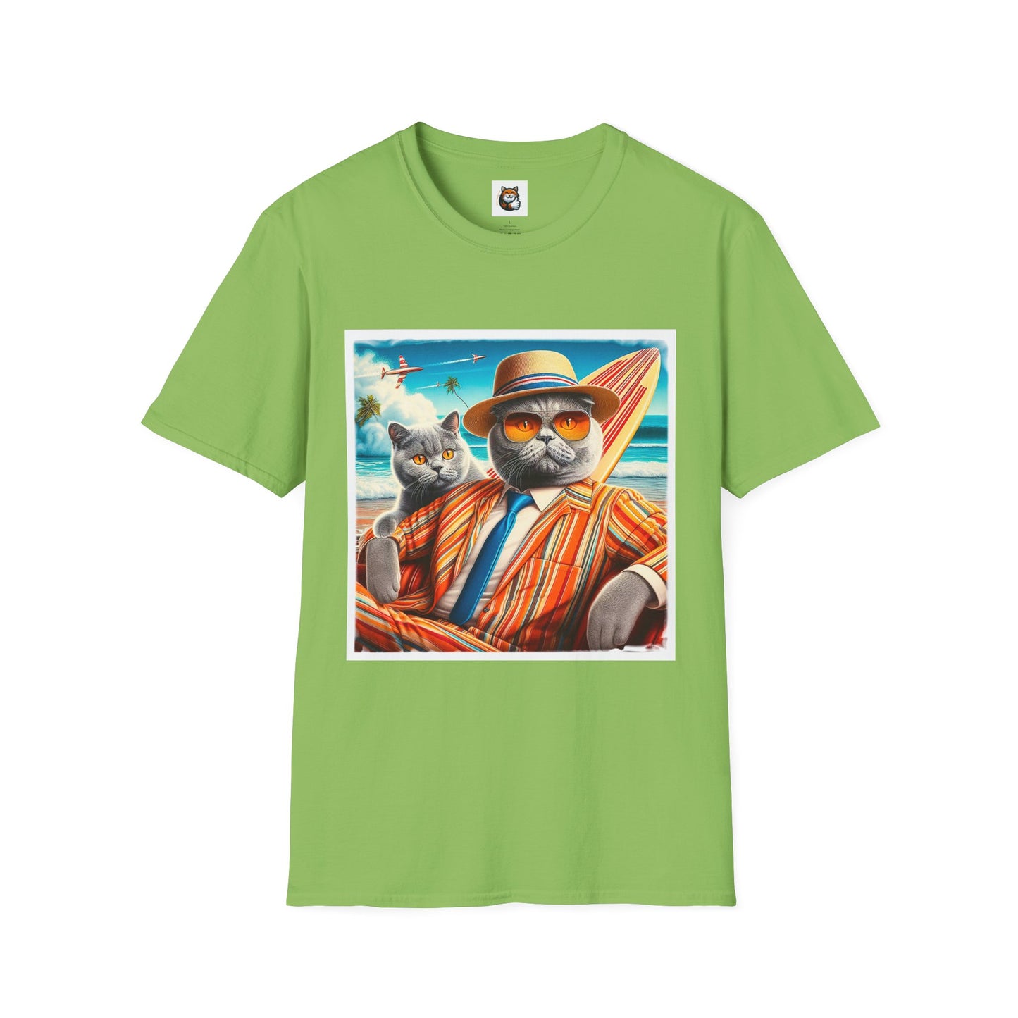 British Shorthair man in suit Softstyle T-Shirt